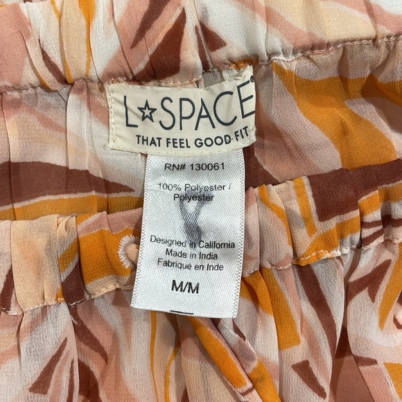 NWT L*space X Tessa Brooks Catalina Pant Oversized Top in Psychedelic Summer - Picture 3 of 11